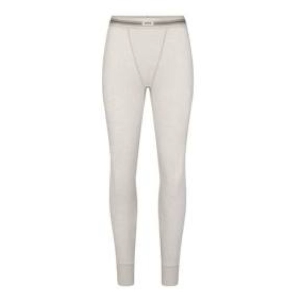 SKIMS COTTON RIB LEGGING HEATHER OATMEAL - S / NWOT